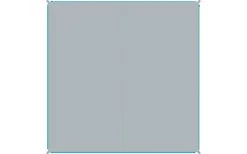 Bent Zip-Carpet Verbindbarer Teppich 250 X 250 Cm Steel Grey