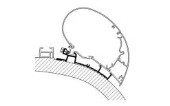 Thule Chartago Chic Adapter Für Serie 6, 3,5 M 7 Thule Chartago Chic Adapter Für Serie 6, 3,5 M -Outwell Store 38744 3885