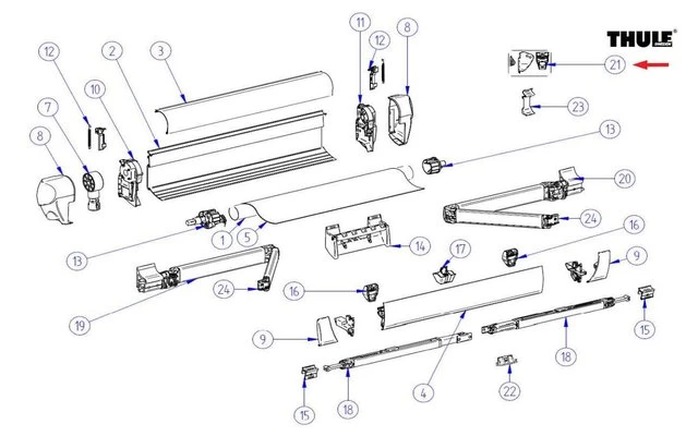 Thule Befestigungssatz Passend Zu Thule Omnistor 5003 3 Thule Befestigungssatz Passend Zu Thule Omnistor 5003
