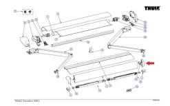Thule Frontblendenendkappen (Links+rechts)