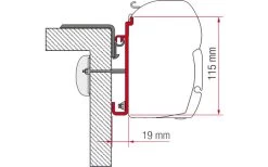 Fiamma Kit Rapido Serie 9 Halterung Für F45