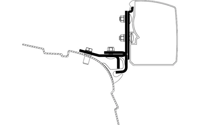 Thule Omnistor 3200 Multi Rail Markisenadapter VW T5 / T6 Linksverkehr 4 Thule Omnistor 3200 Multi Rail Markisenadapter VW T5 / T6 Linksverkehr – Bild 2