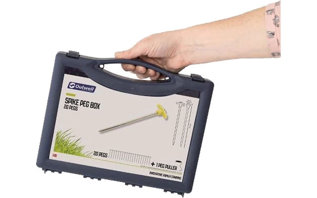 Outwell Stahlherig Box Luminous Green 3 Outwell Stahlherig Box Luminous Green