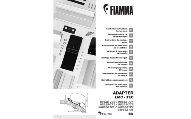 Fiamma LMC Tec Markisenadapter Für Fiamma F80/F65 290 Cm 3 Fiamma LMC Tec Markisenadapter Für Fiamma F80/F65 290 Cm