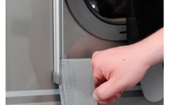 Hindermann Textilkeder Multifunktional In Silber 2 Meter