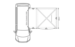 Outdoor Revolution Cayman Midi Air Vorzelt Low 180 Bis 210 Cm -Outwell Store 633247 4431471