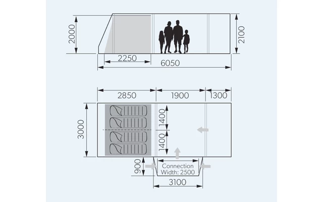 Dometic Rarotonga DA FTT 401 AIR LH Aufblasbares Driveaway Vorzelt 3 M Modell Links 8 Dometic Rarotonga DA FTT 401 AIR LH Aufblasbares Driveaway Vorzelt 3 M Modell Links – Bild 6
