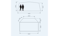 Dometic Club Deluxe AIR Pro DA Aufblasbares Freistehendes Vorzelt Breite 2,6 M 15 Dometic Club Deluxe AIR Pro DA Aufblasbares Freistehendes Vorzelt Breite 2,6 M -Outwell Store 707831 4789859