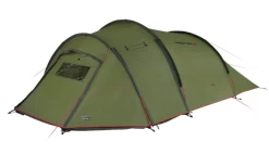 High Peak Falcon 4 LW Lightweight 4 Personen Tunnelzelt Aluminium Gestänge Olive/rot -Outwell Store 733376 4904132