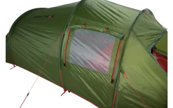 High Peak Falcon 4 LW Lightweight 4 Personen Tunnelzelt Aluminium Gestänge Olive/rot -Outwell Store 733379 4904138