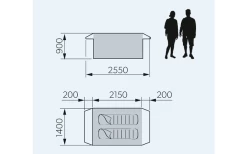 Dometic Pico FTC 2X2 TC Aufblasbares Campingzelt Für Zwei Personen
