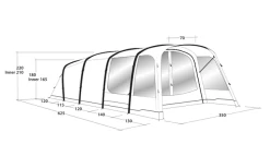 Outwell Avondale 5PA Tunnelzelt -Outwell Store 737546 4971980