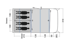 Outwell Avondale 4PA Tunnelzelt -Outwell Store 748517 5009087