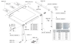 Fiamma Spannstange 360 - 550 Cm Für Caravanstore XL Fiamma Artikelnummer 03567D08-