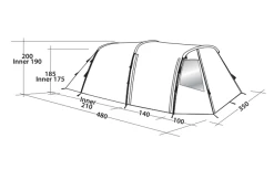 Easy Camp Huntsville 600 Tunnelzelt Für 6 Personen 14 Easy Camp Huntsville 600 Tunnelzelt Für 6 Personen -Outwell Store 782507 5172926