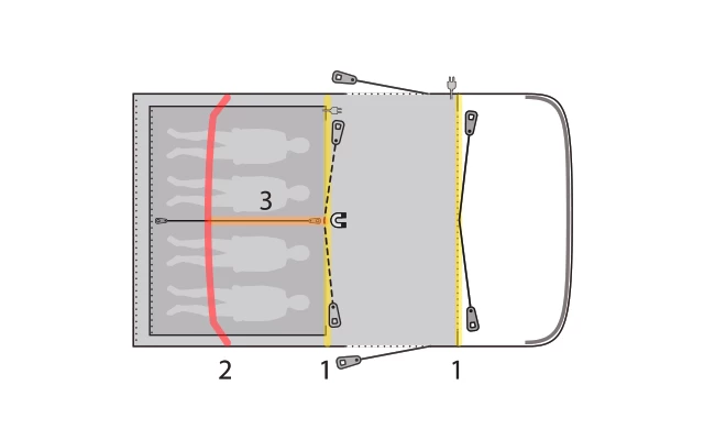 Outwell Hayward Lake 4ATC Aufblasbares Tunnelzelt 4 Personen 9 Outwell Hayward Lake 4ATC Aufblasbares Tunnelzelt 4 Personen – Bild 7