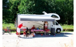 Fiamma F45L 450 Markise Gehäusefarbe Titanium Tuchfarbe Royal Grey 450 Cm -Outwell Store 802961 5244557