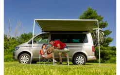 Fiamma F35 Pro 180 Dachmarkise Gehäusefarbe Deep Black Tuchfarbe Royal Grey 180 Cm -Outwell Store 808382 5278139