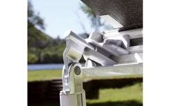 Fiamma F45s 260 Markise Gehäusefarbe Polar White Tuchfarbe Royal Grey 260 Cm -Outwell Store 811751 5283839