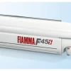 Fiamma F45s 260 Markise Gehäusefarbe Polar White Tuchfarbe Royal Grey 260 Cm -Outwell Store 811937 5291867