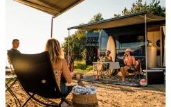 Fiamma F80s Ducato 320 Markise Gehäusefarbe Deep Black Tuchfarbe Royal Grey 320 Cm -Outwell Store 822722 5315021